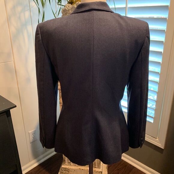 Vintage Liz Claiborne Gray Wool Blazer - Picture 3 of 8